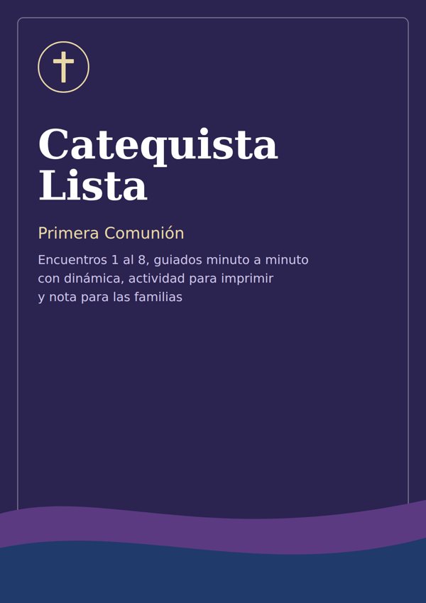 Portada de Catequista Lista, Primera Comunión